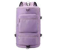Gym Bag, Sports Duffel Bag, Dry Wet Separated Bag, Gym Duffel Bag with Shoe Compartment, Unisex Gym Bag, Workout Duffel Bag, Travel Sports Bag, Gym Tote, Multi-Purpose Gym Bag, Lavanda., Se référer au