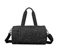 Gym Duffel Bag, Impermeable Travel Bag, Fitness Tote with Wet & Dry Separation, Sports Duffle Pouch for Swimming, Yoga & Travel, Sturdy Design, 15,35 x 8,66 x 8,66 in, negro, Se référer au descriptif