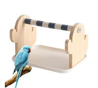 Gym - Estructura de juego interactiva, integrada para compañeros con alas, dispositivo de montaje con varillas texturizadas, implementación de fowl, estación de enriquecimiento para adquisición de