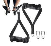 Gym Exercise Handles, Cable Machine Grip, Tricep Training Hold, Strength Workout Accessory, D Handle for Gym Doorway Garage Men Women Fitness Rowing Pulldown Back Shoulder, 1.46 Inches