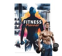 Gym Journal, Workout Notebook Daily Notebook Health Tracker for Training Exercise Bodybuilding Progress, for Women Men Home Gym Fitness Tracking