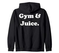 Gym & Juice Fitness Lifestyle Fun Statement Funny Saying Sudadera con Capucha