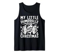 Gym Junkies My Dumbbells For X-Mas Calisthenics Fitness Camiseta sin Mangas
