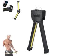 Gym Lamp for Posing, Posing Lamp, 180° Portable Gym Lamps with 7th Gear Dimming and 4 Light Modes, Magnet LED Flashlight with Hanging Hook (1 pcs)