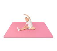 Gym Mat Esterilla de Gimnasia Rosa Grande 200x140x1 cm | Para Niños y Adultos | Yoga Pilates Fitness Entrenamiento en Casa | Antideslizante Cómoda Enrollable | Sin PVC y No Tóxica | Aerobik