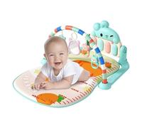 Gym Play Mat with Piano - Animal Mat, 54x75x43cm - Light Up Musical Toy Ḿat For Crawling - Tummy Time Activity Pad For