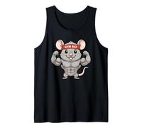 GYM Rat Ejercicio Entrenamiento Fitness Entrenador Regalo Hombres Mujeres Niños Camiseta sin Mangas