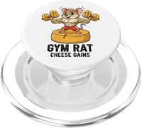 Gym Rat Ejercicio Entrenamiento Fitness Entrenador Regalo Hombres Mujeres Niños PopSockets PopGrip para MagSafe