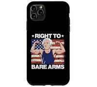 Gym Right To Bare Arms Washington US Flag Workout Hombres Mujeres Carcasa para iPhone 11 Pro MAX