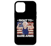 Gym Right To Bare Arms Washington US Flag Workout Hombres Mujeres Carcasa para iPhone 12 Mini