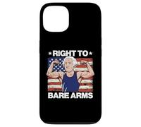 Gym Right To Bare Arms Washington US Flag Workout Hombres Mujeres Carcasa para iPhone 13