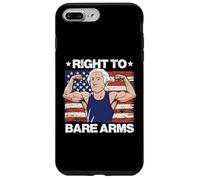 Gym Right To Bare Arms Washington US Flag Workout Hombres Mujeres Carcasa para iPhone 7 Plus/8 Plus