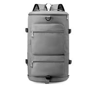 Gym - Sports Duffel for Fitness, Gym Duffel Bags with Dry and Wet Compartments, Shoe Storage Section for Women Men, Large Capacity for Workout Yoga Swimming Travel Outdoor Sports, Gris, Se référer au
