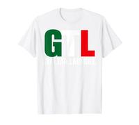 Gym Tan Laundry GTL New Jersey Garden Italian Flag NJ Shore Camiseta gráfica económica, Hombre, Blanco, L