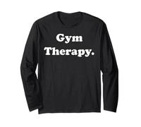 Gym Therapy Workout Motivation Life Funny Saying Manga Larga