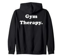 Gym Therapy Workout Motivation Life Funny Saying Sudadera con Capucha