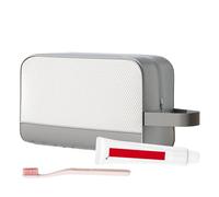 Gym Toiletry Bag, Make Up Pouch, Impermeable Storage Beach, Large Capacity Shower Tote with Zipper, Travel Accessories, Storage Organizer for Swimming, Fitness, Fog Ash, Se référer au descriptif,