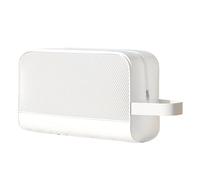 Gym Toiletry Bag, Waterproof Shower Tote, Large Capacity Travel Organizer, Quick-Dry Mesh for Swimming, Fitness, Beach, 26x10.5x16cm Yellow Black Moon White