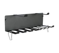 Gym Wall Storage Rack, Heavy Duty Equipment Organizer, Wall Mounted Purpose Hanger, 16.5 Inches, Space Saving Fitness Solution, for Home, Yoga, Workout, Training Room