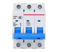 GYM1 Pequeño interruptor automático 3P 400 VAC IP20 Interruptor neumático Protección circuito Accesorio apto para todos los equipos de instalación (63 A)