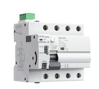 GYM9-125 Mini disyuntor de 2 polos DP MCB Ture Cureent 80A 100A 125A AC ancho 35,6mm 400V 6KA(RCCB-4P 40A 100mA,GRD9L-C-DC12V)