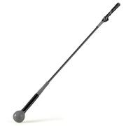 GYMAX Entrenador de Swing para Golf, Palo de Práctica de Golf con Pesas y Corrección del Ritmo, Flexibilidad, Equilibrio, Tempo y Fuerza, para Interior/Exterior (100 cm,Gris)