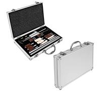 GYMAX Juego de Limpieza de Armas con Maletín de Transporte, 103 Piezas, Kit de Limpieza Universal para Armas, Rifle, Pistola, Pistola de Aire, Escopeta