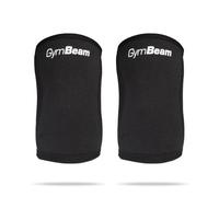 GymBeam Codera de neopreno gimnasio y epicondilitis. Estabilizador de codo flexible y cómodo. Ideal para hombres y mujeres., XL, Negro