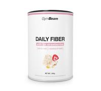 GymBeam Fiber Powder - Con 5 tipos de fibra y fruta liofilizada, sin azúcar añadido, endulzado con stevia, con psyllium, inulina y galactooligosacáridos, 240 g