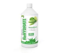 GymBeam ReHydrate Ion Supply Drink - Bebida deportiva hipotónica con vitaminas, minerales, taurina, L-carnitina y L-glutamina, Té Verde-Lima, 1000 ml