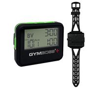 Gymboss Plus - Temporizador de intervalo y Correa de cronómetro - Paquete (Negro con Botones Verdes)