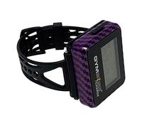 Gymboss Temporizador de intervalo de carga, cronómetro y correa de reloj, paquete (morado carbón)