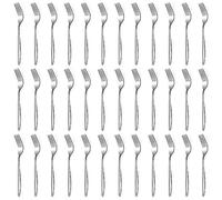 Gymdin Juego de Tenedores 36 Piezas, Acero Inoxidable, 7.8"(19,8cm) Cubiertos de Mesa, Elegante y Moderno, Pulido para Hogar, Apto para Lavavajillas