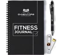 GYMENTORS Diario de fitness A5, papel de 120 g/m², diario de entrenamiento con tapa dura y encuadernación en espiral de calidad, registro de entrenamiento de 120 días para rastrear el progreso y las