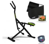 GYMFORM AB Booster Plus + Sauna Slimmer, Máquina de musculación, Equipo de Entrenamiento Completo, Ejercicio aeróbico Multifuncional y Tonificación, Computador + Faja Reductora Efecto Sauna