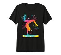 Gymnast on Balance Beam - Gimnasia artística para niñas y niños Camiseta Premium