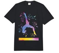 Gymnast on Balance Beam - Gimnasia artística para niñas y niños Comfort Colors Adult Heavyweight T-Shirt