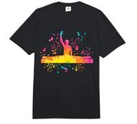 Gymnast on Balance Beam - Gimnasia artística para niñas y niños Comfort Colors Adult Heavyweight T-Shirt