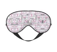 Gymnastics - Funda cómoda con estampado rosa para todas las ocasiones, bloquea la luz, ideal para camping, turnos, bloquea bien la luz
