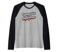 Gymnastics Is My Superpower - Camiseta de gimnasia para profesor Camiseta Manga Raglan
