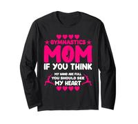 Gymnastics Mom For Mommy Happy Mothers Day Manga Larga