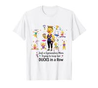 Gymnastics Mom Funny Ducks Gymnastics Mama Camiseta