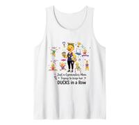Gymnastics Mom Funny Ducks Gymnastics Mama Camiseta sin Mangas