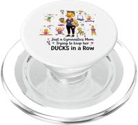 Gymnastics Mom Funny Ducks Gymnastics Mama PopSockets PopGrip para MagSafe