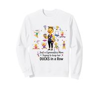 Gymnastics Mom Funny Ducks Gymnastics Mama Sudadera