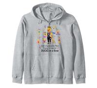 Gymnastics Mom Funny Ducks Gymnastics Mama Sudadera con Capucha