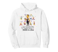 Gymnastics Mom Funny Ducks Gymnastics Mama Sudadera con Capucha