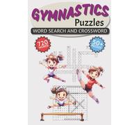 Gymnastics Puzzles: Word Search, Crossword Puzzles with Easy to Read Print about Gymnastics, and More | 6x9inches, 50+ Puzzles ... Gift for Holidays, Vacations and Relaxation