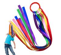 Gymnastics Ribbon Set, Dance Ribbons For Kids, Gymnastics Ribbon With Non-Slip Dancer Wand, Rainbow Twirling Toys For Outdoor Ballet Competition Preschool Holiday Prop Stage Performance Talent Show