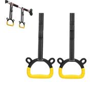 Gymnastics Rings - Strength Training Equipment - Pull-up Bars - Durable Nylon Ring for Progressive Bodyweight Trainings Easy to Carry and Install for Muscle Building | Ideal for Home Gyms